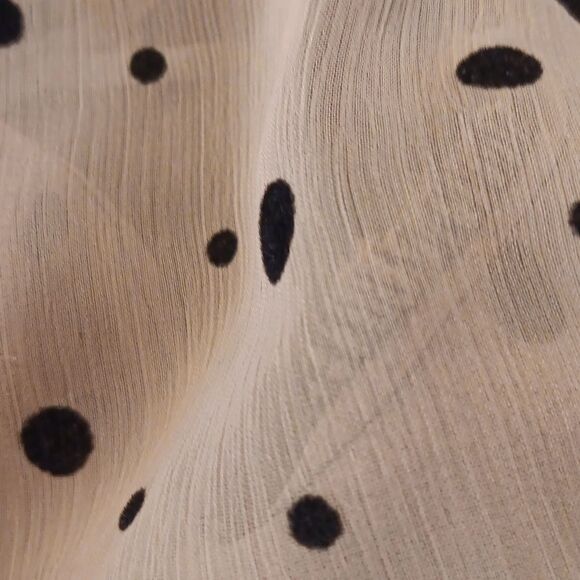 Danny and Nicole LBD With Polka Dot Sleeves. Quiet Luxury - Picture 10 of 10